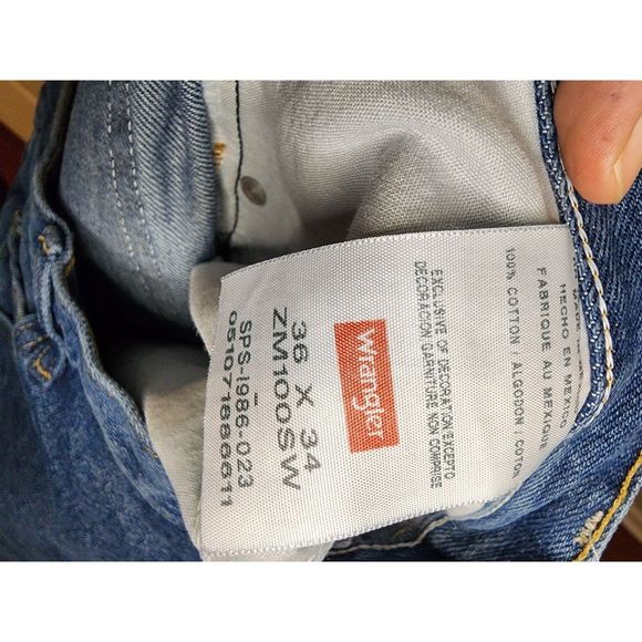 Mens Wranglers Jeans 36 x 34 - Picture 3 of 3